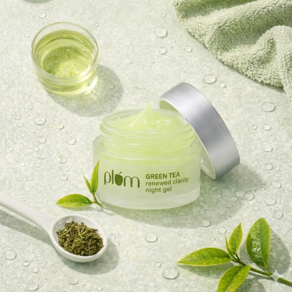Plum Green Tea Oil-Free Night Repair Face Gel