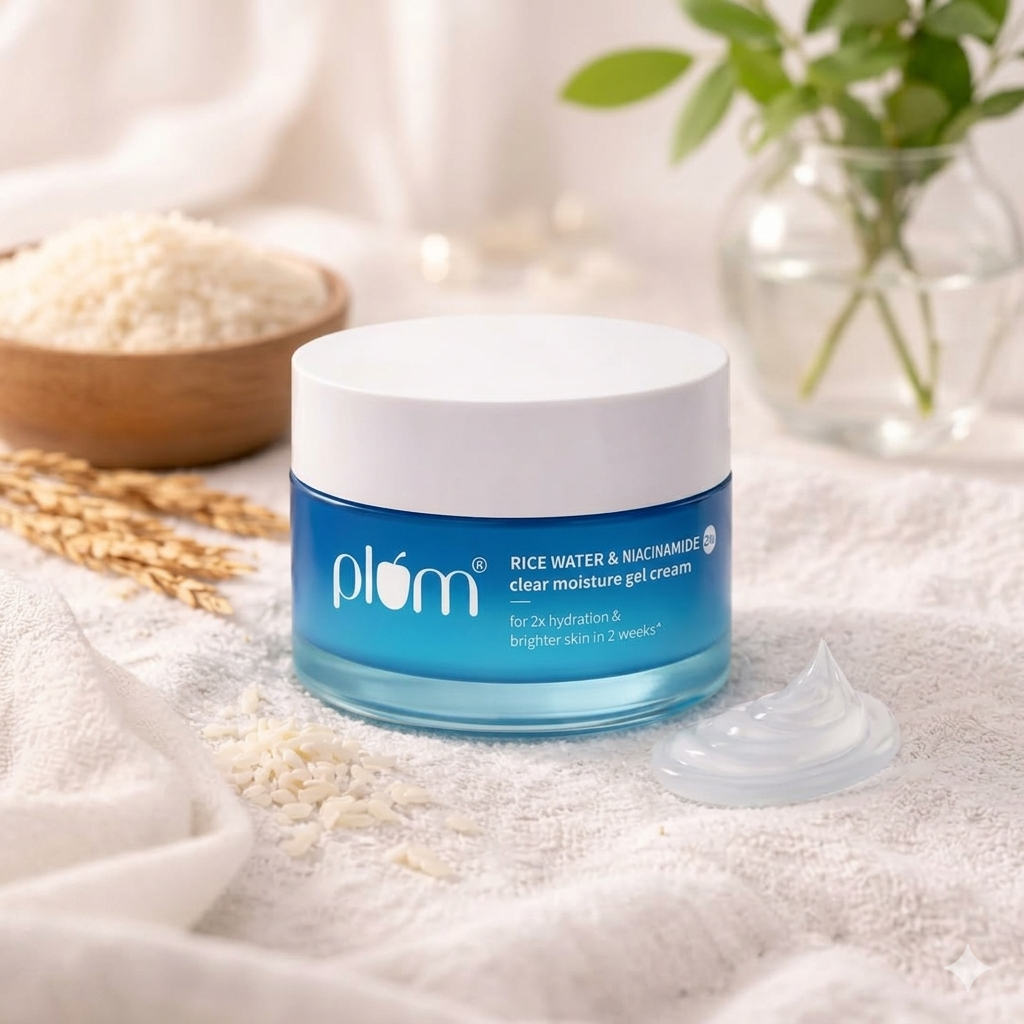 Plum Rice Water Deep Hydration Face Moisturizer