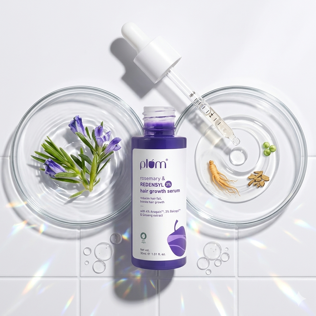 Plum Rosemary & Redensyl Hair Growth Serum
