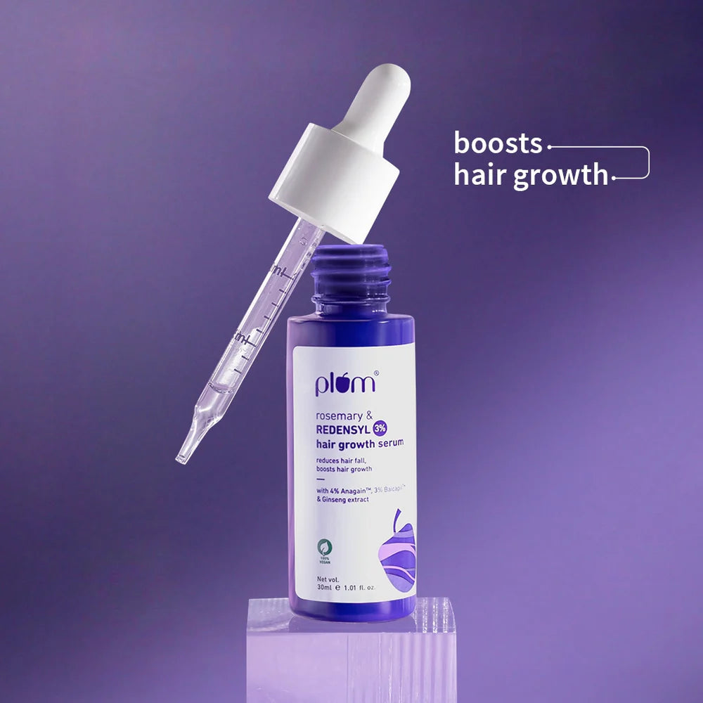 Plum Rosemary & Redensyl Hair Growth Serum